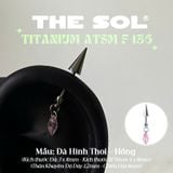  Khuyên Tai TITANIUM ATSM F-136 VERTICAL HELIX 