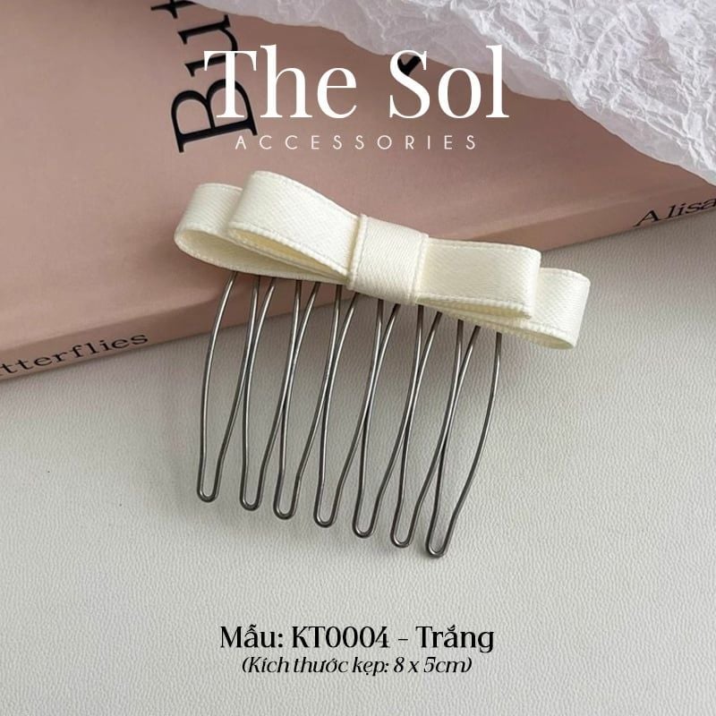  Kẹp Xược Tóc Hàn Quốc Nơ [1 CHIẾC] 