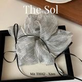  Cột Tóc Scrunchies Ribbon Bling 