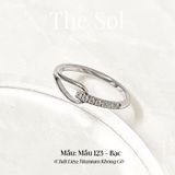  Nhẫn Titan Dia Knot - Mẫu 123 