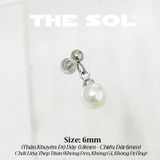  Khuyên Tai Titan Ngọc Trai Rơi 