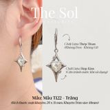  Khuyên Tai Titan The Heart - Mẫu T122 