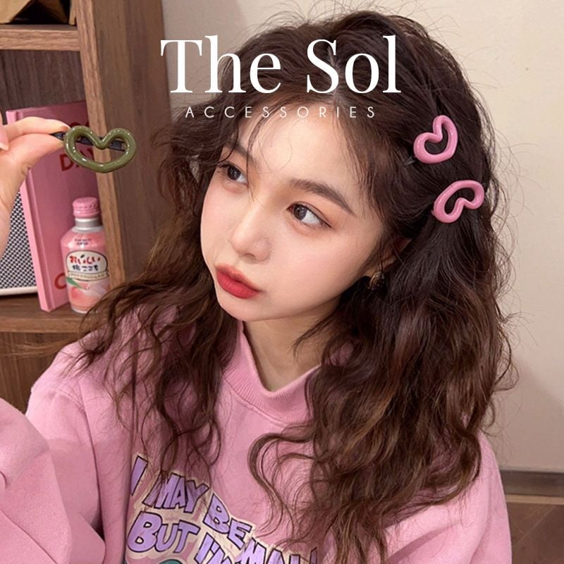  Kẹp Tóc Hàn Quốc Mini Heart - 1 Chiếc 