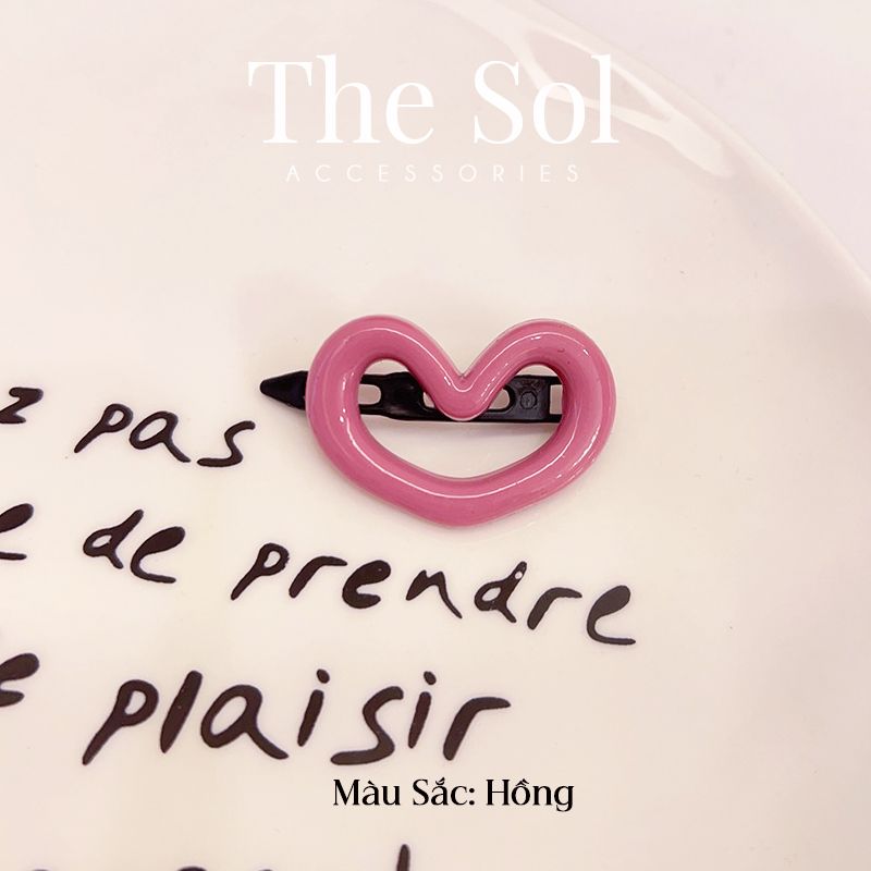  Kẹp Tóc Hàn Quốc Mini Heart - 1 Chiếc 
