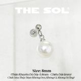  Khuyên Tai Titan Ngọc Trai Rơi 
