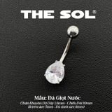  Khuyên Rốn Titan Unisex Đính Đá Nhiều Hình 