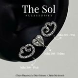  Khuyên Tai Thép Xi Mạ The Wing - Mẫu 299 