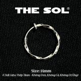  Khuyên Tai Titan Unisex Curve Hoops - Dạng Kẹp 