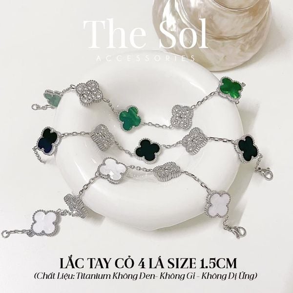  Lắc Tay Titan Dia Mix White Lou - Mẫu 122 