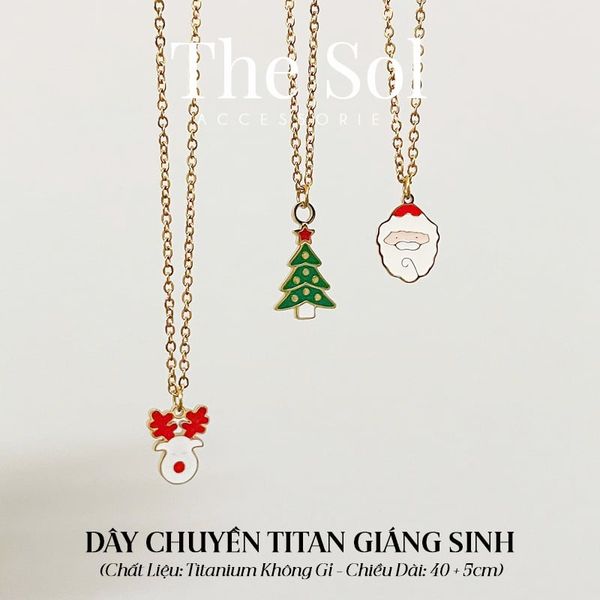  Dây Chuyền Titan Giáng Sinh 