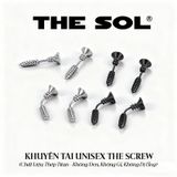  Khuyên Tai Titan Unisex The Curved Screw 