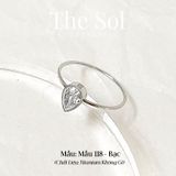  Nhẫn Titan Diamond Drop - Mẫu 118 