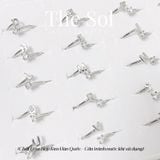  Nhẫn Hàn Quốc Diamond Letter - Mẫu R2-80 