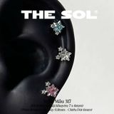 Khuyên Tai Thép Xi Mạ Bling Colour Star - Mẫu 317 