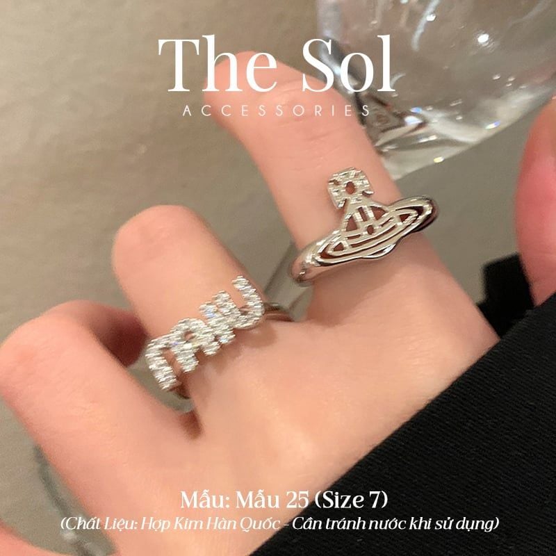  Nhẫn Hàn Quốc Vivienne - Mẫu 25 