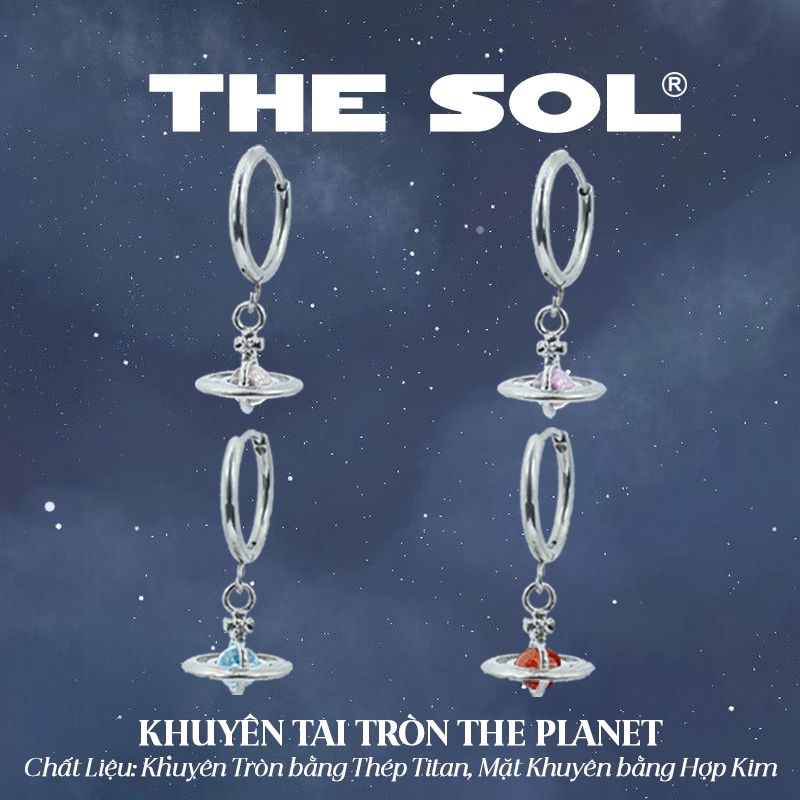 Khuyên Tai Titan Unisex The Planet 