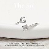  Nhẫn Hàn Quốc Diamond Letter - Mẫu R2-80 