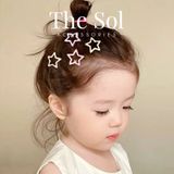  Set 4 Chiếc Kẹp Hồng Pastel Dễ Thương 