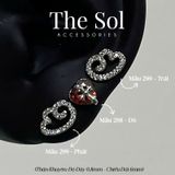  Khuyên Tai Thép Xi Mạ The Wing - Mẫu 299 