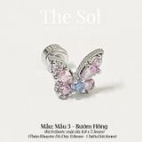  Khuyên Tai Thép Xi Mạ The Butterfly - Mẫu 3 