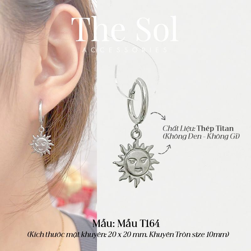  Khuyên Tai Titan The Sun - Mẫu T164 