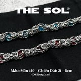  Lắc Tay Titan Unisex Barbed Wire & Gems - Mẫu 149 