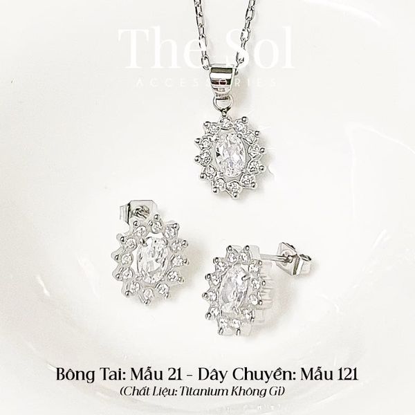  Dây Chuyền Titan Diamond Shine - Mẫu 121 