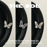  Khuyên Tai Thép Xi Mạ The Butterfly - Mẫu 3 