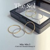  Nhẫn Titan The Kirky - Mẫu 5 