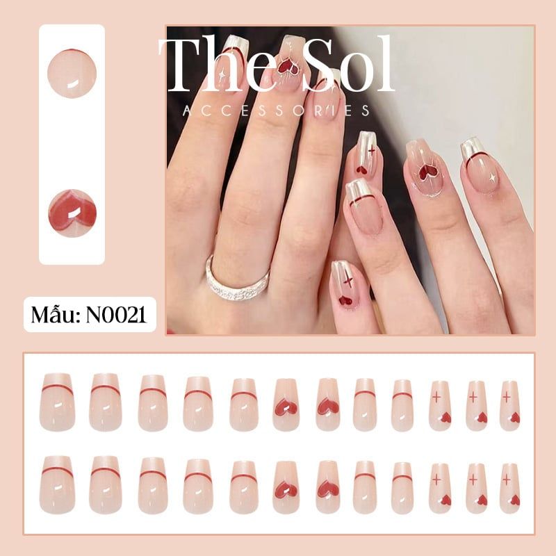  Bộ Nailbox 24 Móng - N0021 