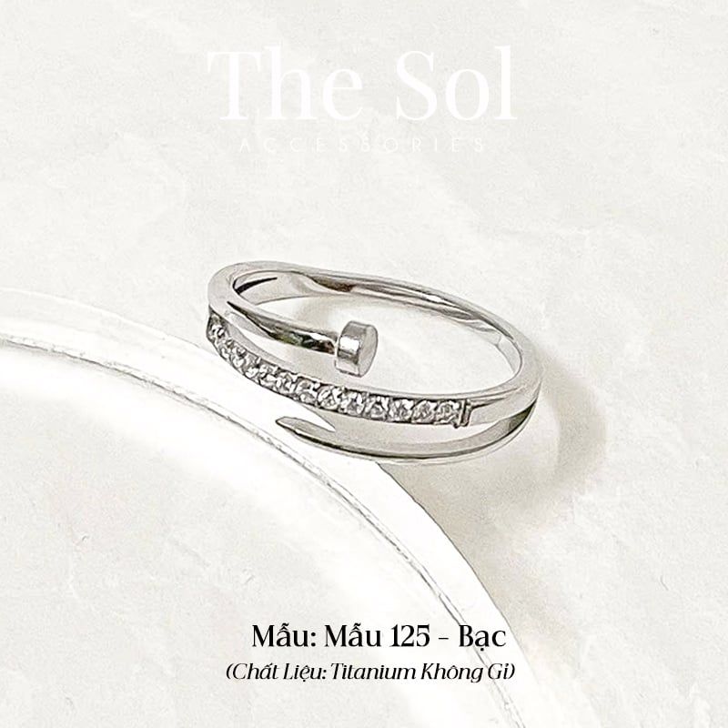  Nhẫn Titan Juste un Clou Catier 