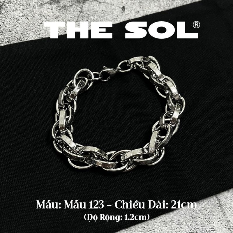  Lắc Tay Titan Unisex Roman Chain - Mẫu 123 