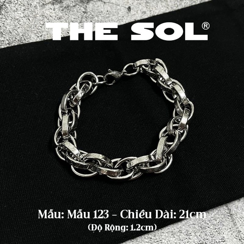  Lắc Tay Titan Unisex Roman Chain - Mẫu 123 