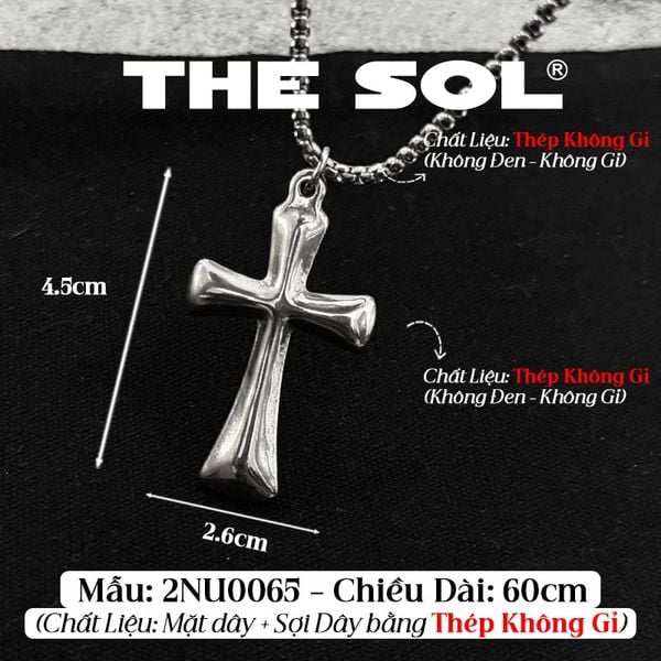  Dây Chuyền Titan Unisex The Cross C11 