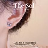  Khuyên Tai Thép Xi Mạ The Butterfly - Mẫu 3 