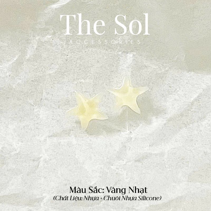  Bông Tai Nhựa The Star 