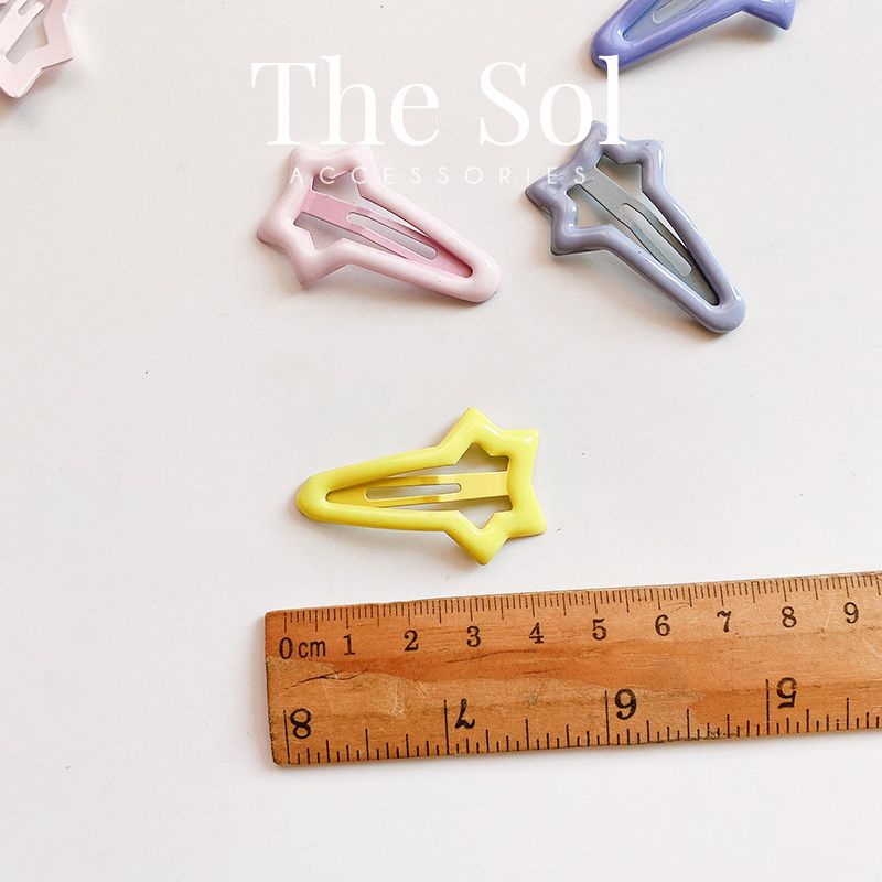  Set Kẹp Tóc Oval Màu Sắc 