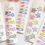  Set Kẹp Tóc Trái Tim Màu Sắc 