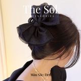  Kẹp Gắp Hàn Quốc Nơ Chấm Bi 