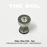  Khuyên Tai Titan Unisex Dia Roman - Mẫu D26 