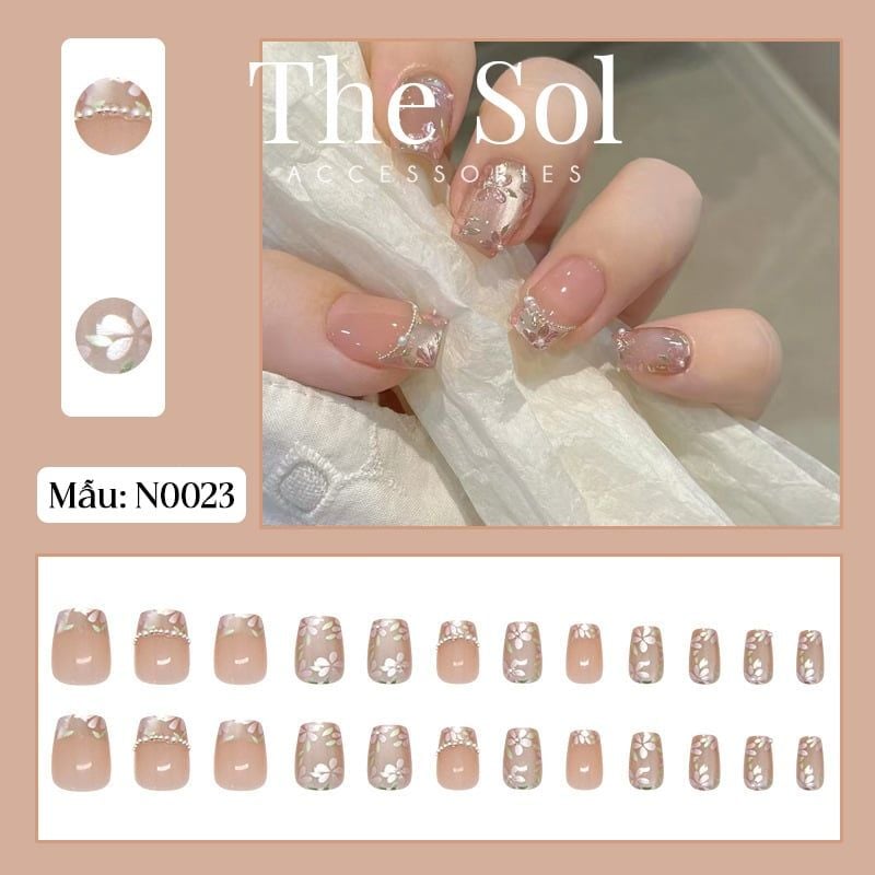  Bộ Nailbox 24 Móng - N0023 