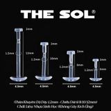  Khuyên Tau/ Khuyên Môi Nhựa Sinh Học 