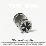  Khuyên Tai Titan Unisex The Iron Cross 