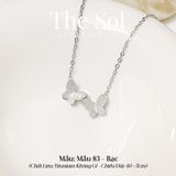  Dây Chuyền Titan Double Butterflies - Mẫu 83 