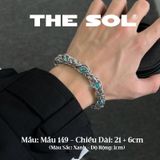  Lắc Tay Titan Unisex Barbed Wire & Gems - Mẫu 149 