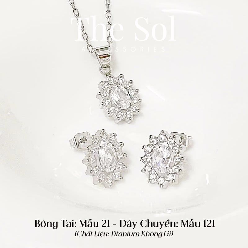  Dây Chuyền Titan Diamond Shine - Mẫu 121 