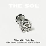  Khuyên Tai Titan Unisex Dia Roman - Mẫu D26 