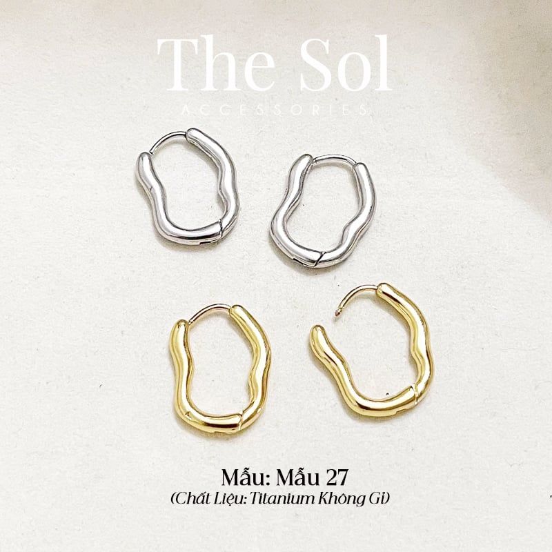  Bông Tai Titan Strange Hoops - Mẫu 27 