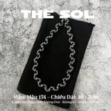  Dây Chuyền Titan Unisex Black Pearl Chain - Mẫu 154 