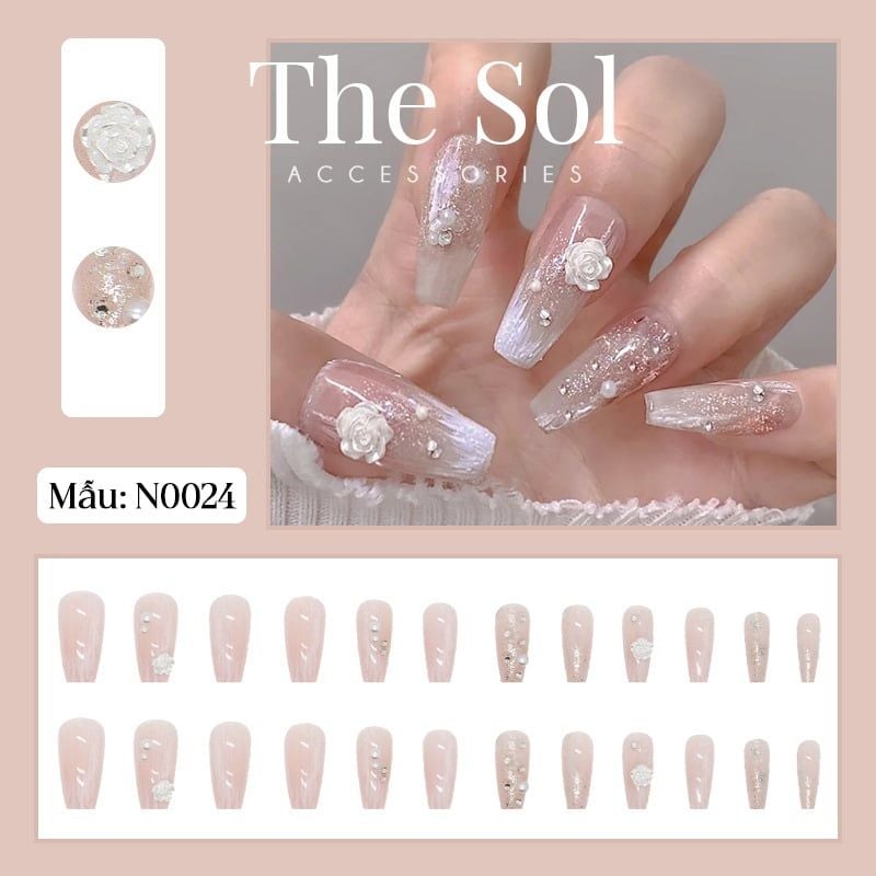  Bộ Nailbox 24 Móng - N0024 